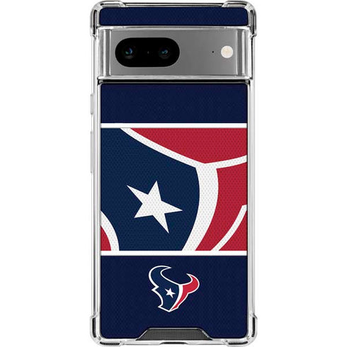 NFL Houston Texans Zone Block Google Pixel 8 Clear Case